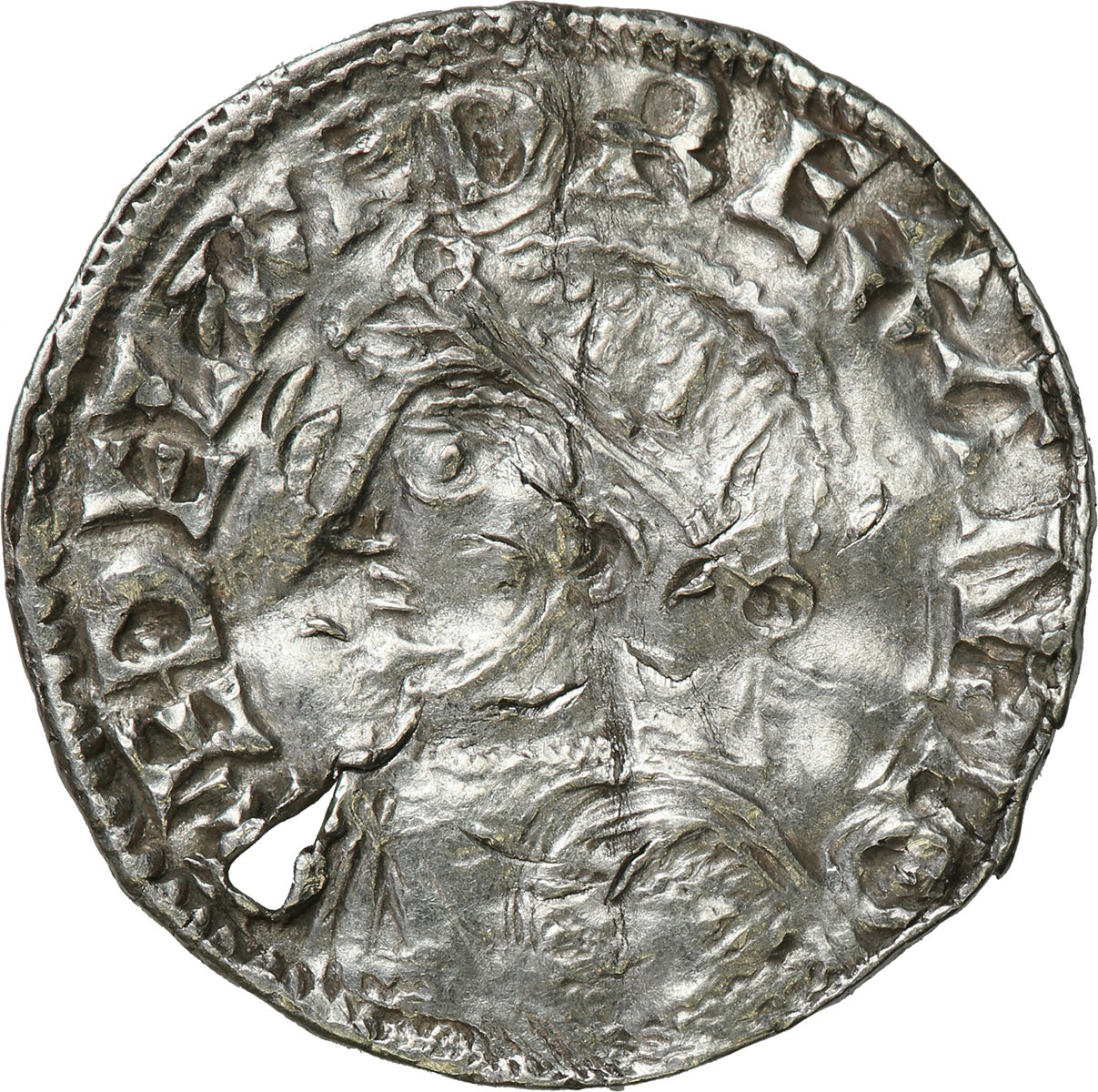 Anglia, Aethelred II (978-1016). Denar typu helmet